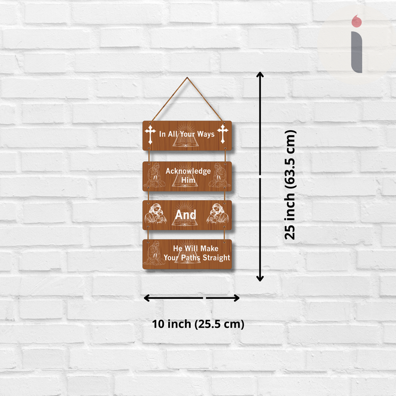"In All Your Ways" Wall Hinging