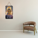 Om Shrinivasaya Vidmahe Wooden Wall Hanging