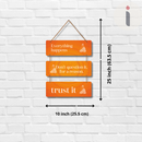 "Trust the Process – Everything Has a Purpose" Wall Hanging - ICraft asia