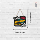 "Push your self because no one else is going to do it for you" Wall Hanging - ICraft asia