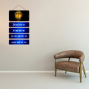 Om Sai Namo Namha Wooden Wall Hanging