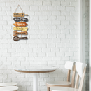 Bless the Food, Family & Love Wooden Wall Hanging