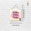 "Postive vibes only" Wall Hanging - ICraft asia