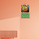 Yedeshwari Mata Mantra Wooden Wall Hanging