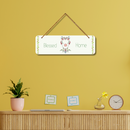 "Blessed Home"  Wooden Wall Hanging - ICraft asia