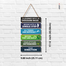 Journey of a Thousand Miles Wall Hanging