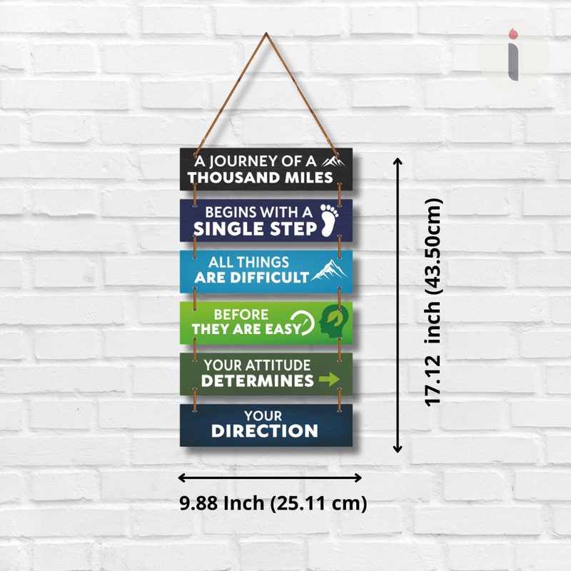 Journey of a Thousand Miles Wall Hanging