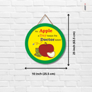 "An Apple a Day Keeps the Doctor Away" wall hanging - ICraft asia