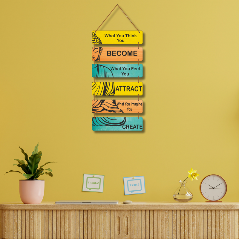 "Gautam Bhudda Quote" Wall Hanging