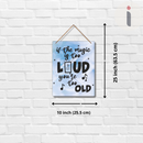 "Born to Be Loud" Wall Hanging - ICraft asia