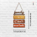 Family Love Wooden Wall Hanging