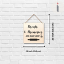 "Meals & Memories Signboard" Wall Hanging - ICraft asia