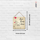 " Love Lives Here – Elephant Family " Wall Hanging - ICraft asia