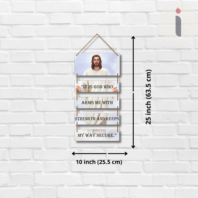 "Strength Through Faith" Wall Hanging