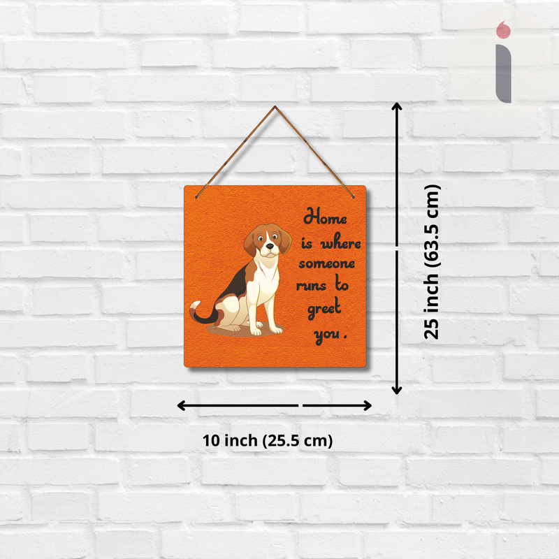 Home Is Where the Tail Wags First Wall Hanging