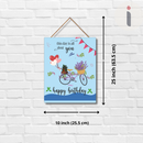 "Birthday Cheer Bicycle"  Wall Hanging - ICraft asia