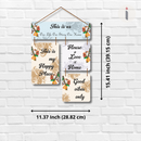 Home & Love Wooden Wall Hanging