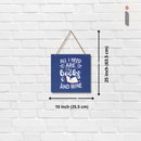 “All I Need Are Books and Wine” Wall Hanging - ICraft asia