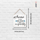 "Home Is Where You Poop Most Comfortably"  Wall Hanging - ICraft asia