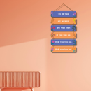 Shree Khattu Shayam Devay Namaha Wooden Wall Hanging