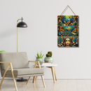 Lord Krishna with Mor – Spiritual Art Hanging