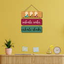 "Breathe in Peace, Breathe out Gratitude" Wall Hanging - ICraft asia