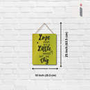 "Love Grows Best in Little Houses" Wall Hanging - ICraft asia