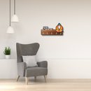 Wooden Key Holder with Guru Nanak Dev Ji - ICraft asia