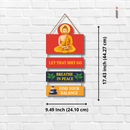 Buddha Wooden Wall Hanging