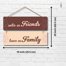 as Friends, Leave as Family" wall hanging - ICraft asia