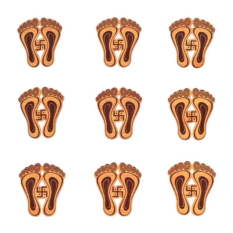 Devi Charan Paduka (Pack of 9)