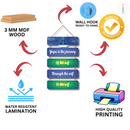 "Yoga in journey"  wall hanging - ICraft asia