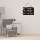 Aa To Zz Wooden Wall Hanging