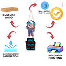 "Hum ummide pe nahi zidd pe jeete hai"  Wall Hanging - ICraft asia