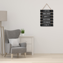 Dream. Work. Achieve Wall Hanging