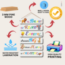 "Be Brave, Be Kind, Explore" wall hanging - ICraft asia