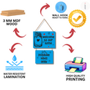 "Welcome to our home postive vibes only" Wall Hanging - ICraft asia