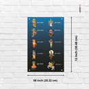 Vishanu Dasha Avtar Wall Frame - ICraft asia