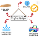 "Keep Your Chappal & Attitude Outside" Wall Hanging - ICraft asia