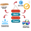 “Don’t stop until you are proud” Wall Hanging - ICraft asia