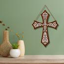 Wooden Wall Hanging French Cross - ICraft asia