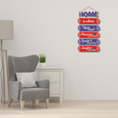 Home Is Where Wooden Wall Hanging