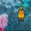 Ram Krushna Hari Wooden Wall Hanging