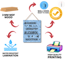 “According to Chemistry, Alcohol is a Solution” Wall Hanging - ICraft asia
