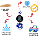 "Mystic Owl & Evil Eye" Wall Hanging - ICraft asia