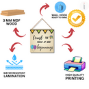 "Trust the magic of new beginnings"  Wall Hanging - ICraft asia