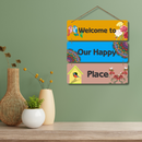 "Welcome" wooden wall hanging - ICraft asia