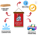 "Zindagi Aur Kuch Bhi Nahi, Teri Meri Kahani Hai" Wooden wall Hanging - ICraft asia