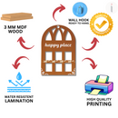 "Happy Place Window Wall Art" Wall Hanging - ICraft asia