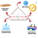 "HOME SWEET HOME"  DOOR WALL HANGING - ICraft asia